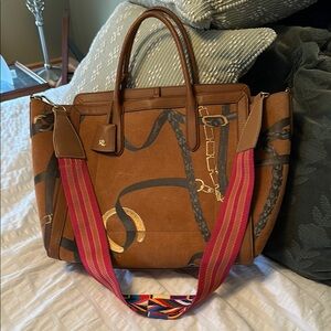 Brown Leather Tote Bag